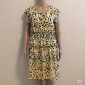 Like-new summer dress yellow multi size M/L
